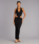 Lace Obsession Cutout Maxi Dress