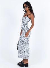 Knox Maxi Dress White / Black Floral