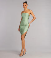 Effortless Poise Tube Midi Dress