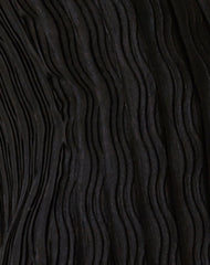 Estonia Midi Dress in Crinkle Black
