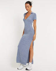 Savita Maxi Dress in Slate