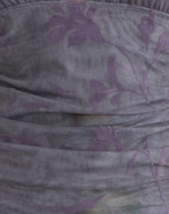 Rokoyo Halterneck Midi Dress in Flare Flower Purple