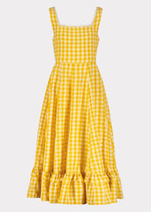 Daze Dress Yellow Gingham