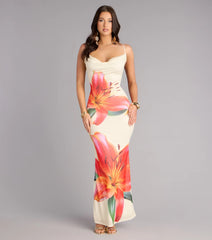Vacation Booked Floral Maxi Dress