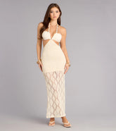 Coastal Crush Cutout Crochet Maxi Dress