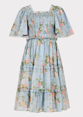 Siena Blue Floral Dress