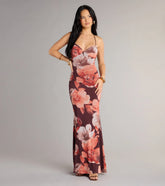 Fall Into Bloom Floral Maxi Dress