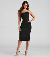 Night Out Ready Cutout Midi Dress