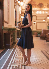 Carrie Dress - Navy