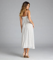 Dreaming Of You Floral A-Line Midi Dress