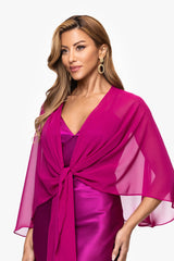 "Bernadette" Chiffon Shawl Wrap