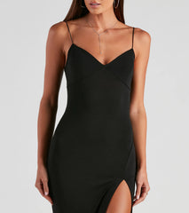 Minimalistic Sultry Midi Dress
