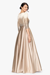 "Quinn" Embellished Sequin Ballgown