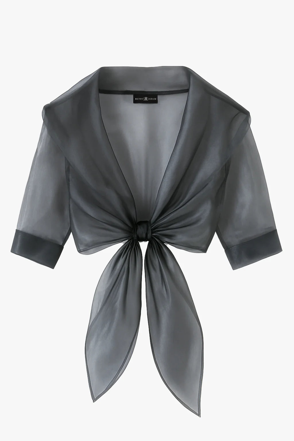"Agnes" Organza 3/4 Sleeve Shawl Wrap