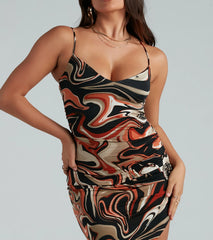 Gorgeous Muse Asymmetrical Midi Dress