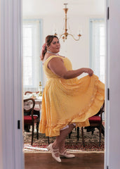 Daze Dress Yellow Gingham