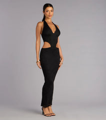 Lace Obsession Cutout Maxi Dress