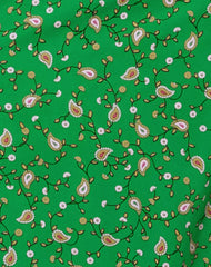 Herbert Midi Dress in Paisley Fun Green