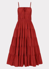 Birdie Dress Red