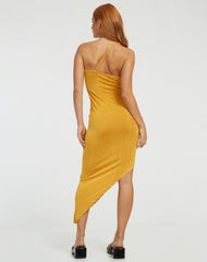Kiyomi Midi Dress in Mango