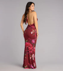 All Eyes On Me Floral Open Back Maxi Dress