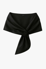 "Trixie" Satin Pull Through Shawl Wrap