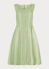 Waldorf Tweed Boucle Dress - Green