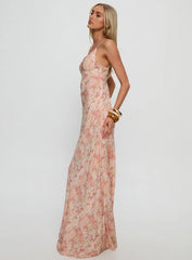 Magnolias Splice Maxi Dress Vintage Multi