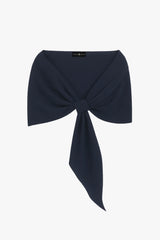 Plus "Carol" Techno Scuba Pull Through Shawl Wrap