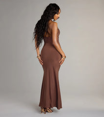 Golden Hour Goddess Cutout Maxi Dress