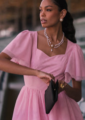 Nora Dress Dusty Pink