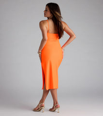 Think Of Me Cutout Bodycon Midi Dress