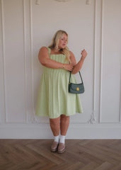 Waldorf Tweed Boucle Dress - Green