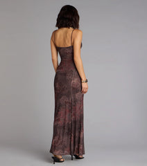 Into the Wild Leopard Maxi Dress