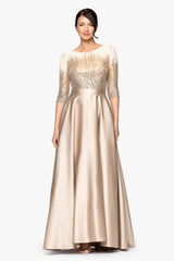 "Quinn" Embellished Sequin Ballgown